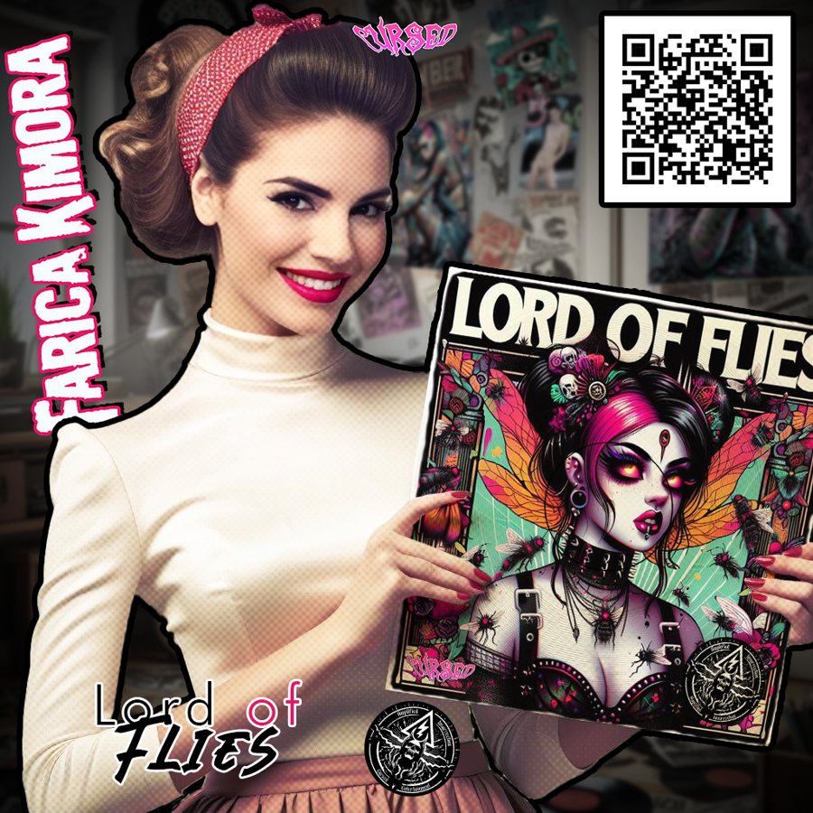 Farica Kimora holding Lord of Flies